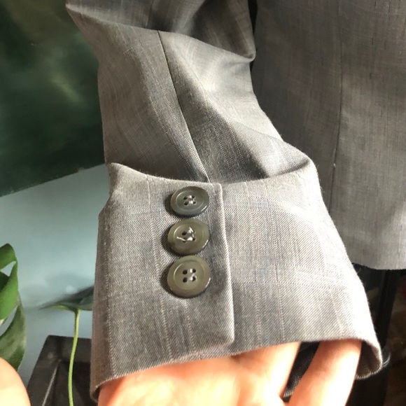 Nine West silver blazer EUC - Picture 5 of 6